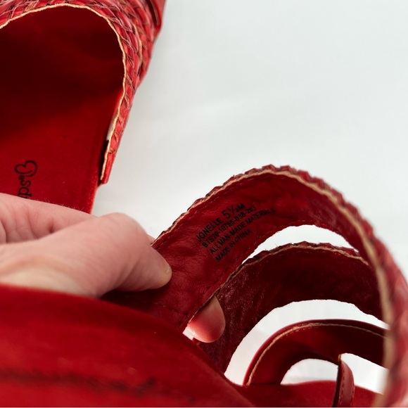 Baretraps Jonelle Slide Sandals Paprika Woven Strap - Size 5.5 - Picture 10 of 12